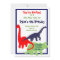 Primary Colours Dinosaur Birthday Party Invitation