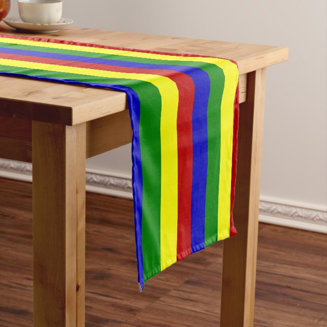 Primary Colours-FAT STRIPES-COTTON TABLE RUNNER (In Situ)