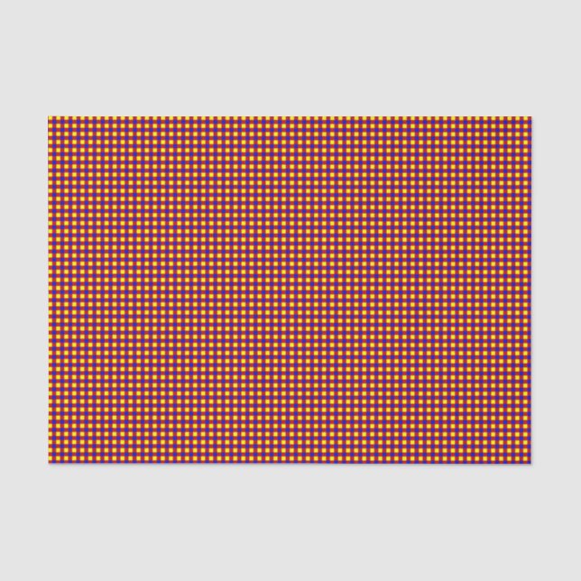 Primary Colours-Gingham-2-TISSUE WRAP PAPERS Tissue Paper (Front)