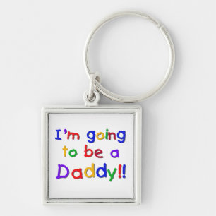 Primary Colours Going to be Daddy Gifts Key Ring