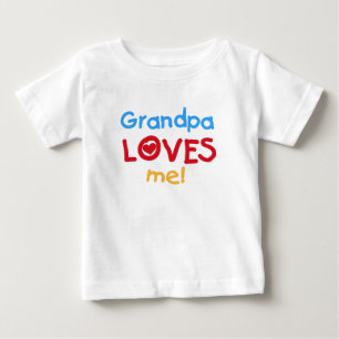 Primary Colours  Grandpa Loves Me Tshirts
