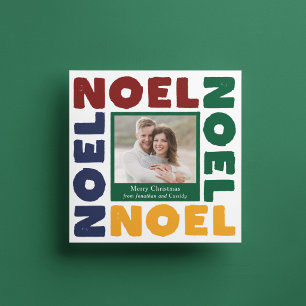 Primary Colours Noel Contemporary Photo Holiday Card