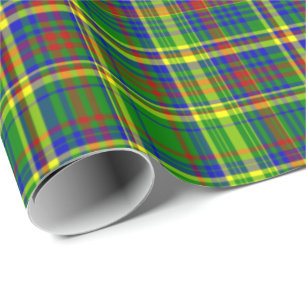 Primary Colours-PLAID 10-Gift Wrapping Paper
