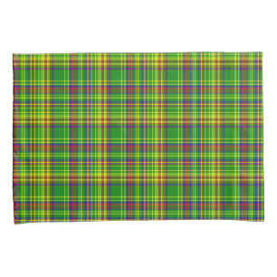 Primary Colours-Plaid 23-Pillow Case Set Pillowcase