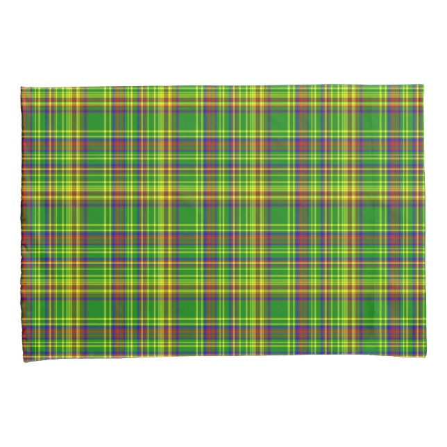 Primary Colours-Plaid 23-Pillow Case Set Pillowcase (Front-Right)