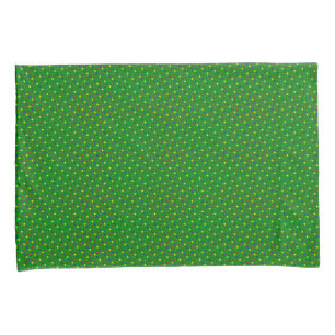Primary Colours-Polka Dots,Green-Pillow Case Set Pillowcase