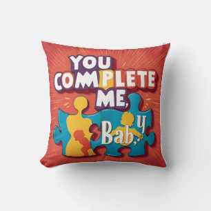 Primary Colours Puzzle: Mum & Baby ‘You Complete M Cushion