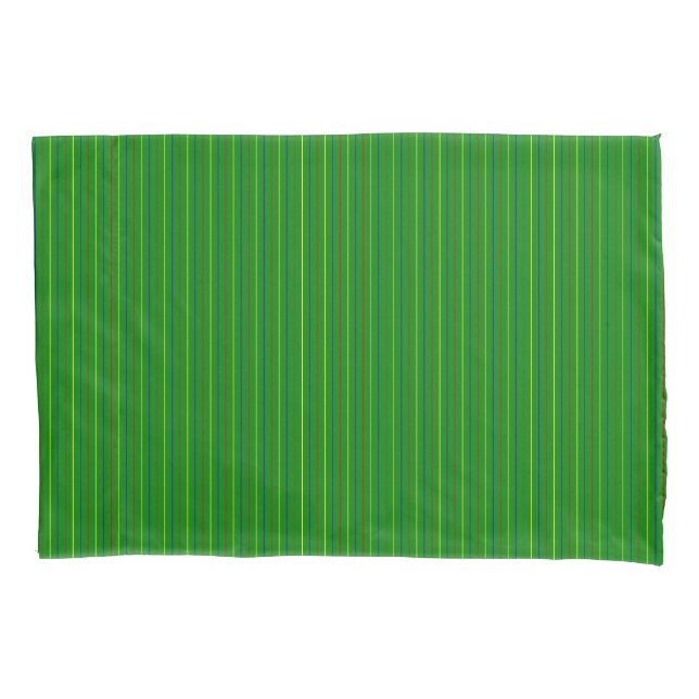 Primary Colours-Stripes 14-Pillow Case Set Pillowcase (Front-Left)