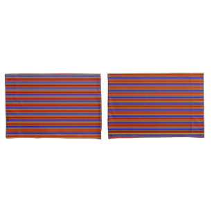Primary Colours-Stripes 19-Pillow Case Set Pillowcase