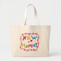 Primary Colours Text New Mummy  Tshirts