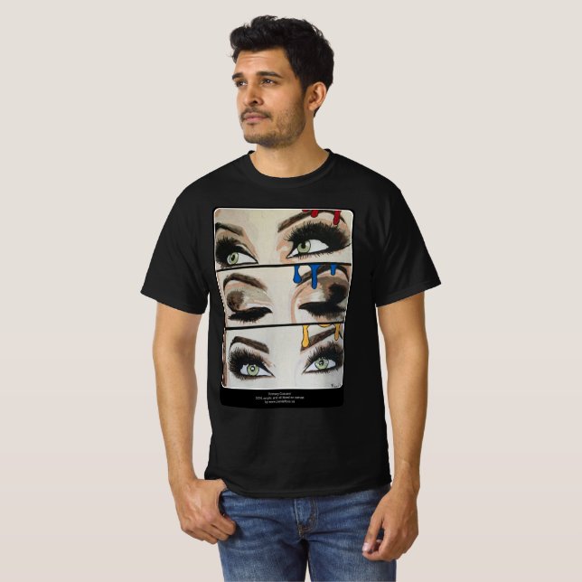 ‘Primary Concern’ Painting on a  T-Shirt (Front Full)