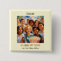 Primary Elementary School Leaver Class of Button