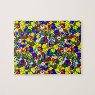Primary Face Beads,YELLOW-JIGSAW PUZZLE