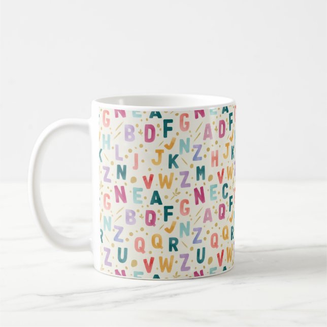 Primary Play Alphabet Coffee Mug (Left)