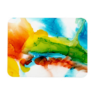 Primary Plume - Watercolors Magnet