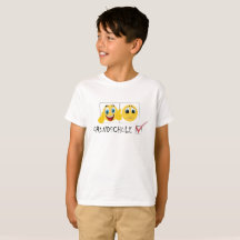 Primary school graduate t-shirt with emji and writ