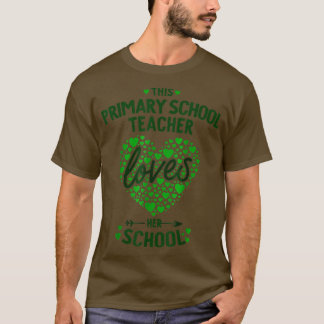 Primary School Teacher Lucky To Be A Teacher St Pa T-Shirt