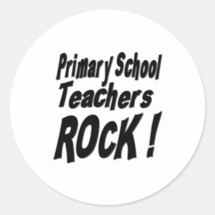 Primary School Teachers Rock! Sticker