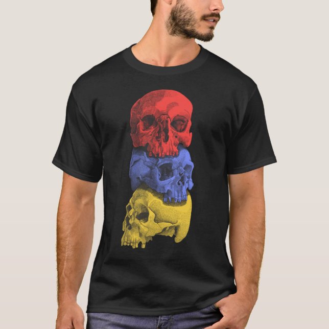 Primary Skulls T-Shirt (Front)