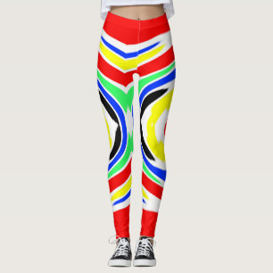 Primary Streaks Women's Leggings