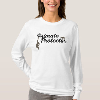 Primate Protector cursive long-sleeved T-Shirt