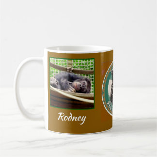 Primate Rescue Centre in Kentucky logo with Rodney Coffee Mug