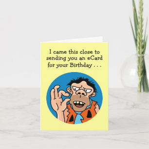 Primative Birthday Card
