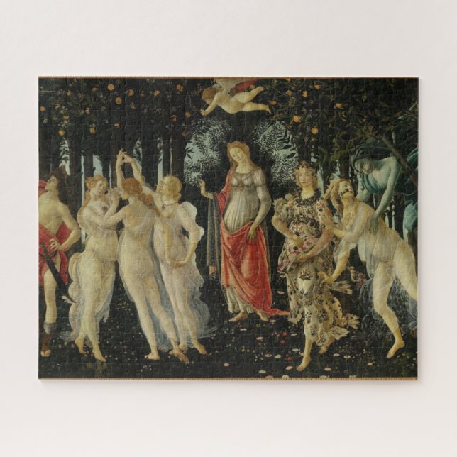 Primavera / Allegory of Spring by Botticelli Jigsaw Puzzle (Horizontal)
