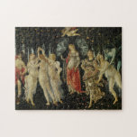 Primavera / Allegory of Spring by Botticelli Jigsaw Puzzle<br><div class="desc">Primavera by Sandro Botticelli (c. 1482) currently housed in the Uffizi Gallery in Florence was painted for the powerful Medici family and was displayed in their palace.</div>