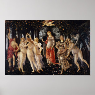 Primavera Allegory of Spring by Botticelli Print