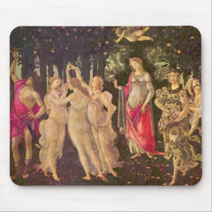 Primavera, Allegory of Spring by Sandro Botticelli Mouse Mat