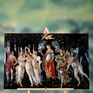 Primavera Botticelli Acrylic Sign