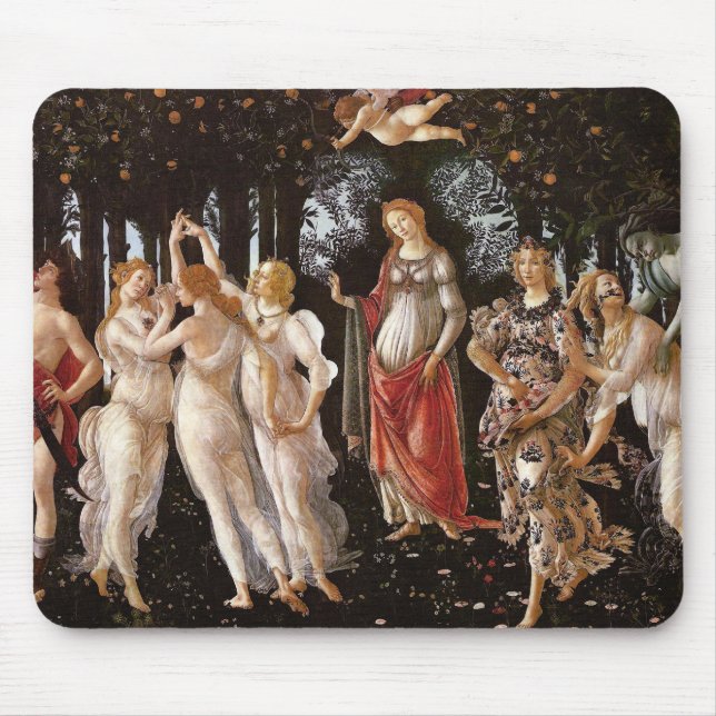 Primavera, Botticelli Mouse Mat (Front)
