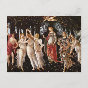 Primavera, Botticelli Postcard
