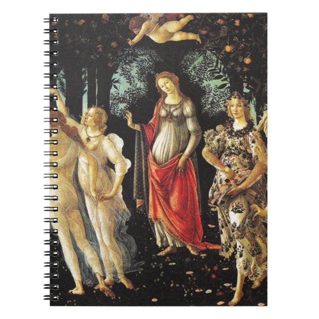 Primavera by Sandro Botticelli Notebook (Front)