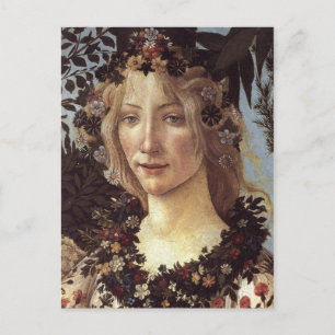 Primavera (detail - Flora, Goddess of Spring) Postcard