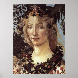 Primavera (detail-Flora,Goddess of Spring) Poster