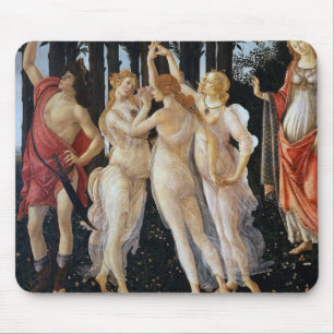 Primavera (detail), Sandro Botticelli, 1482 Mouse Mat