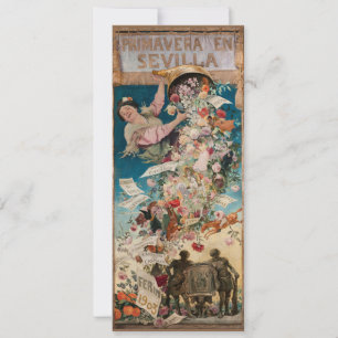 “Primavera en Sevilla” custom invitatitions Invitation