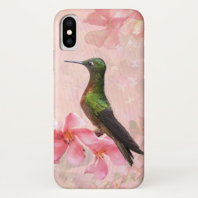 Primavera Rosa iPhone X Case (Back)