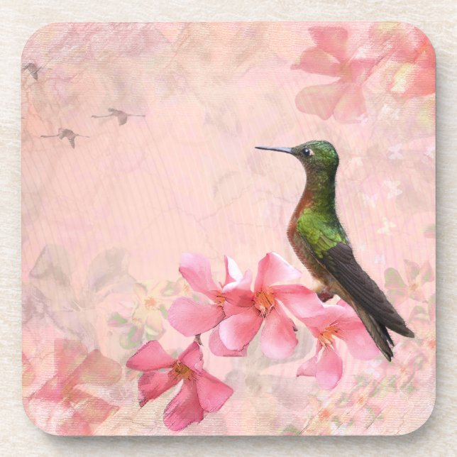 Primavera Rosa Set of 6 Coasters (Front)