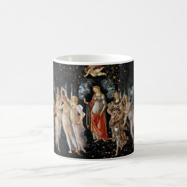 Primavera, Sandro Botticelli, 1482 Coffee Mug (Center)