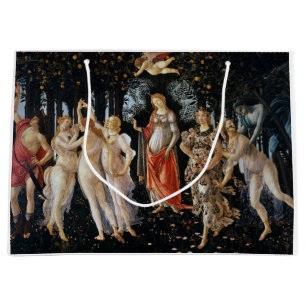 Primavera, Sandro Botticelli, 1482 Large Gift Bag