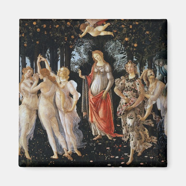 Primavera, Sandro Botticelli, 1482 Magnet (Front)