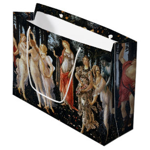 Primavera, Sandro Botticelli Large Gift Bag