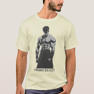 Prime Beast Gym Shirt Anime Bodybuilder Aesthetic