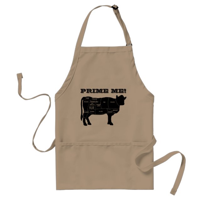 Prime Me Funny Cow Standard Apron (Front)