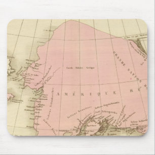 Prime meridians Washington and Paris Mouse Mat