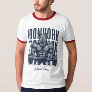 Prime Power Ironwork Rhino Gym T-Shirt