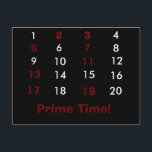 Prime Time Maths Postcard<br><div class="desc">Prime Time Maths Postcard</div>